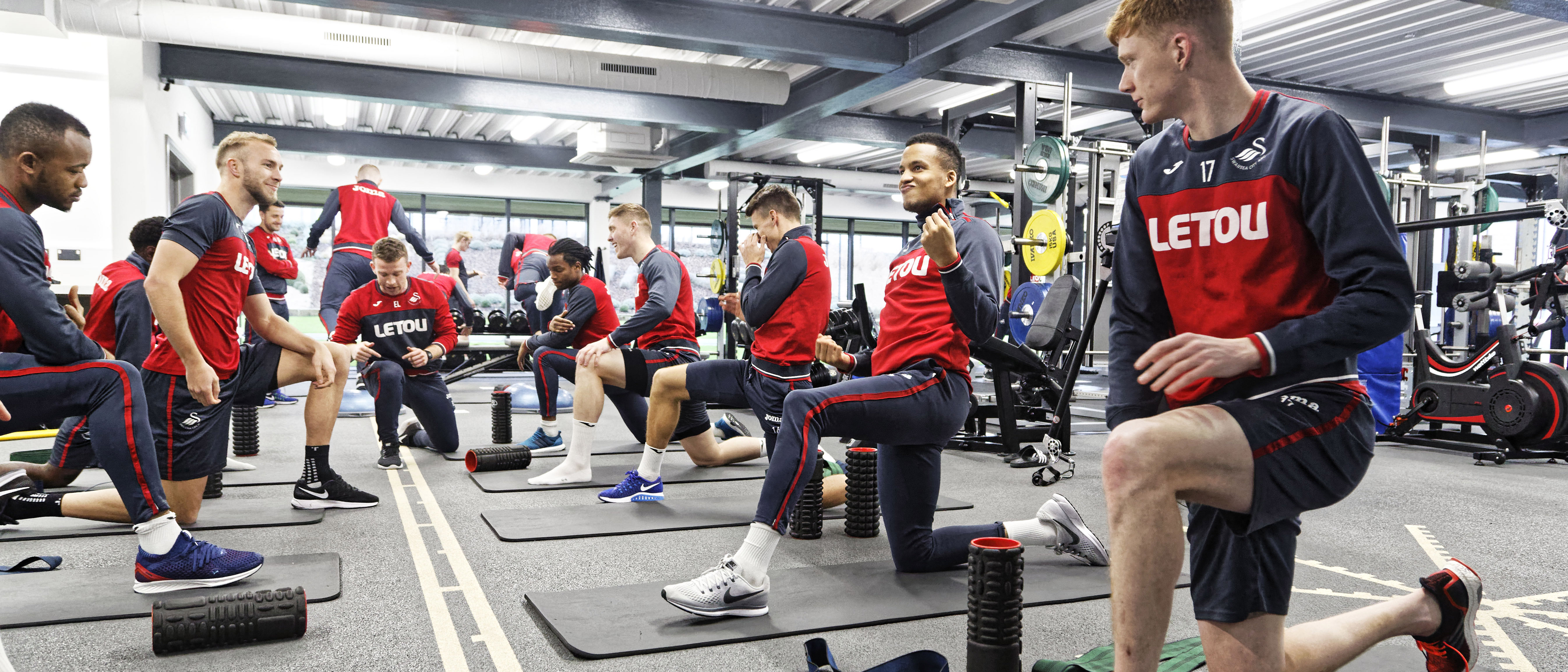 Gallery Hitting the gym Swansea